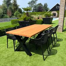 tuintafel met 6 stoelen