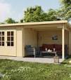 tuinhuis met overkapping 6x3
