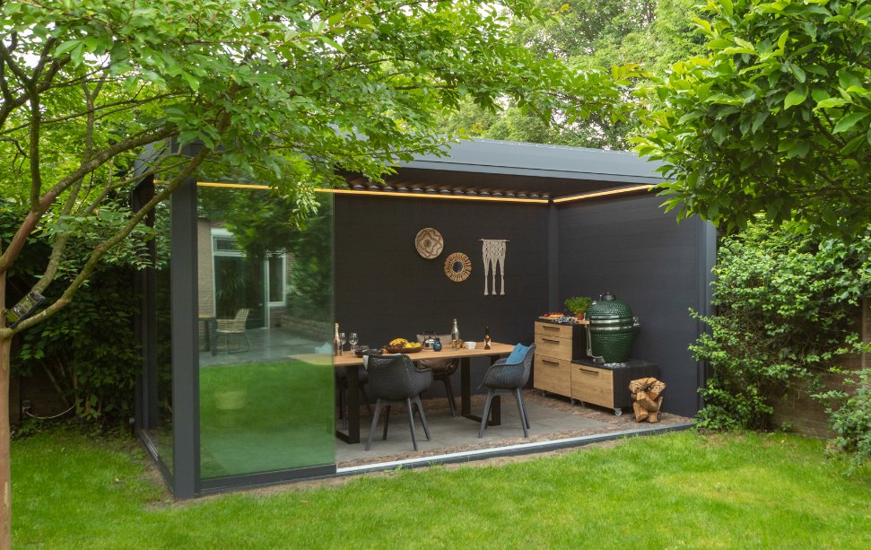 kunststof overkapping vrijstaand