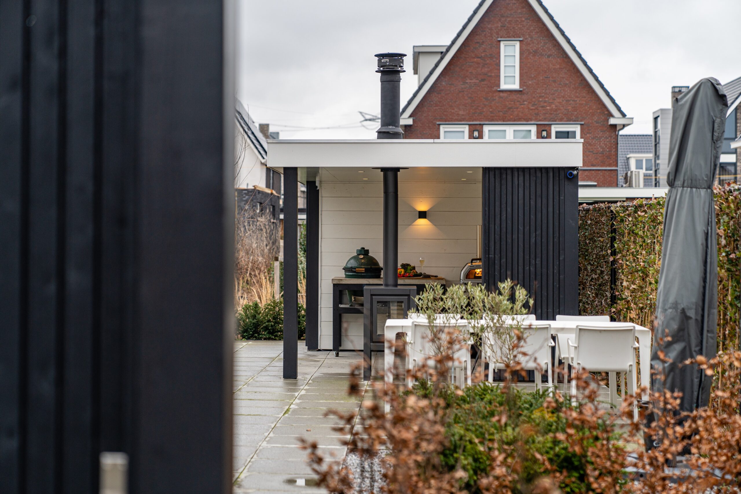 overkappingen voor in de tuin