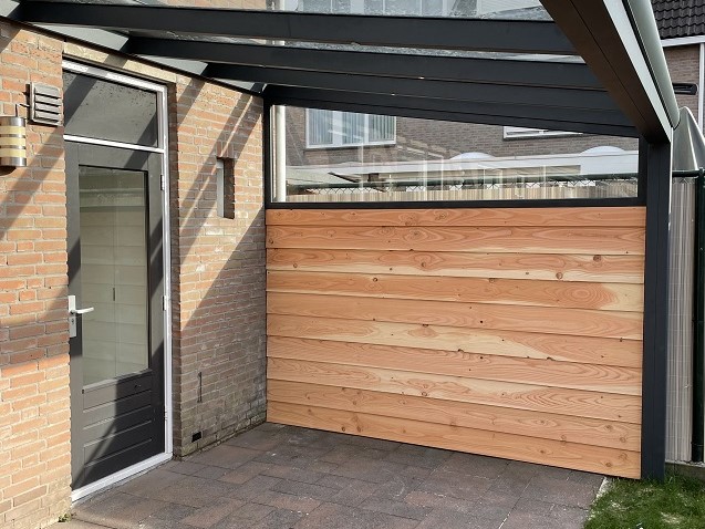 zijpanelen overkapping