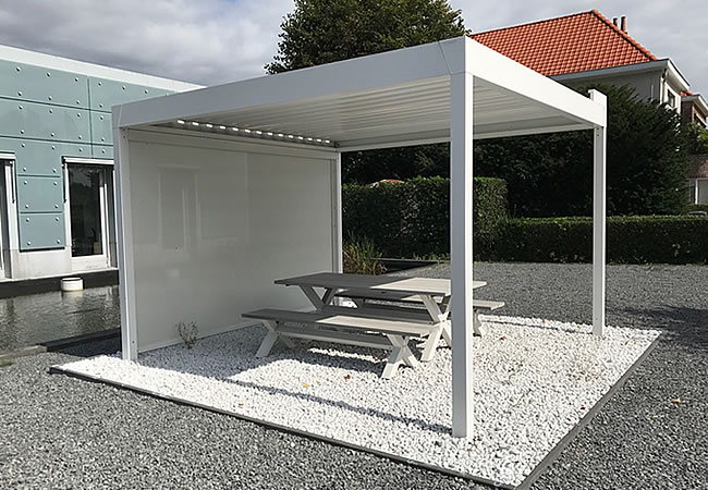 overkapping terras lamellen