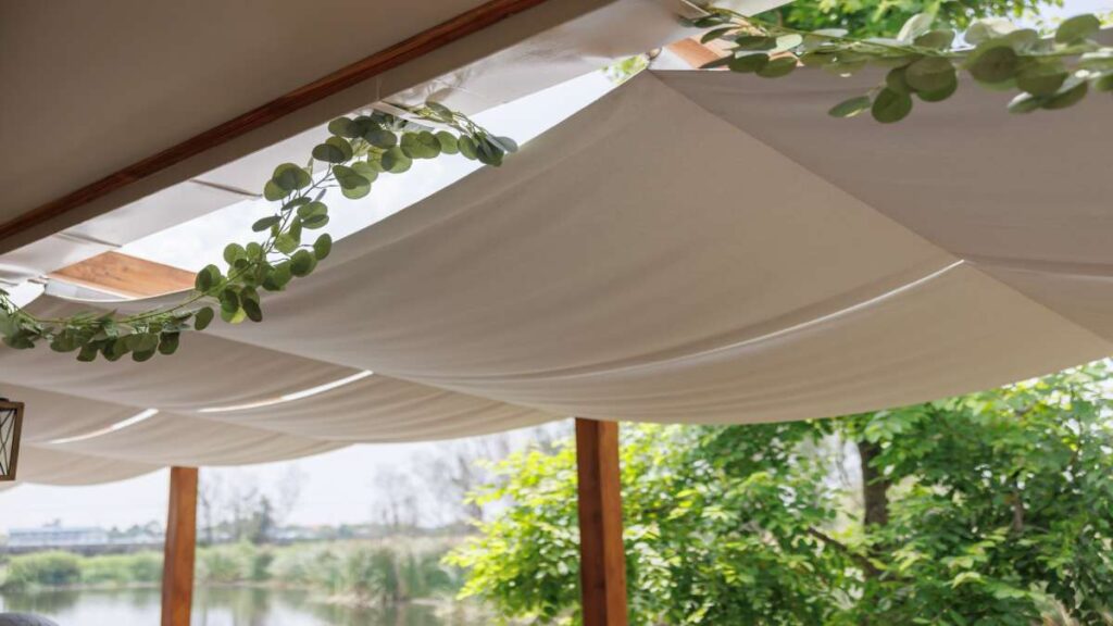 doek voor onder overkapping