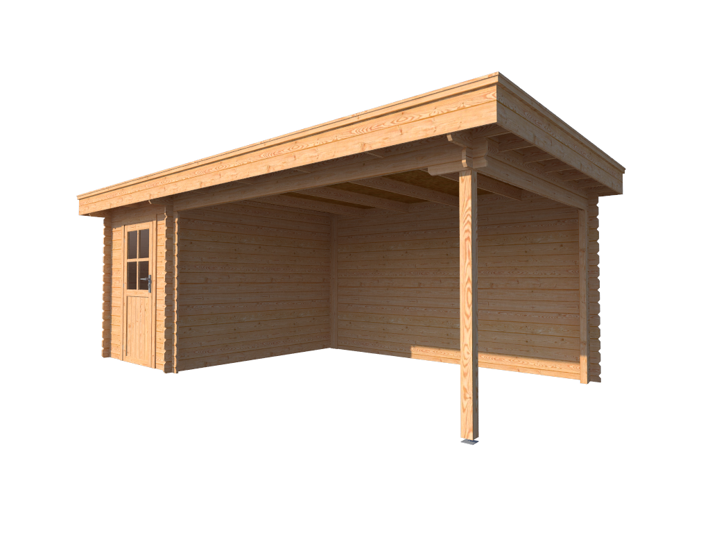 tuinberging met overkapping