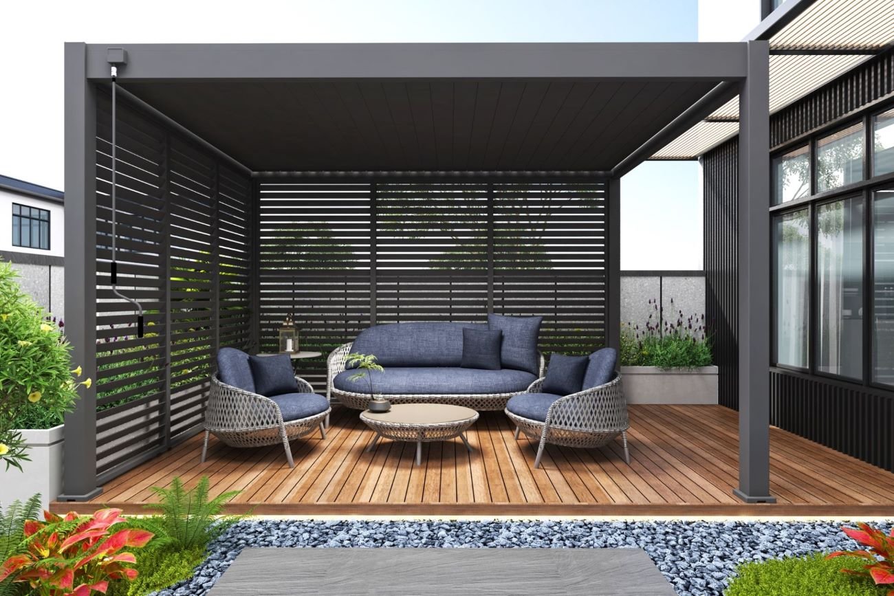 antraciet overkapping