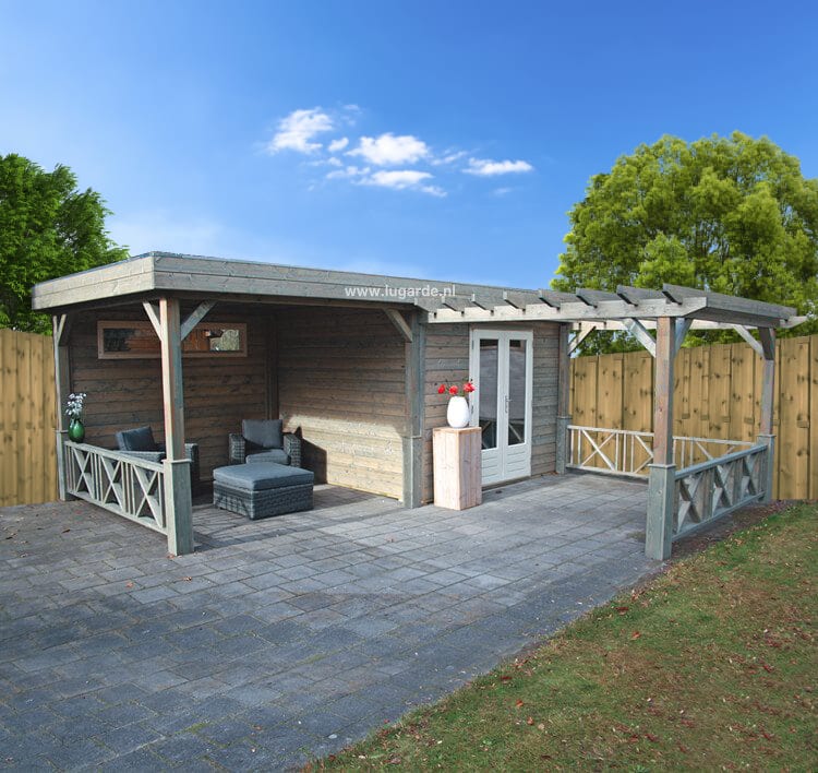 l vormige overkapping