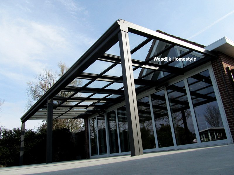 tuin overkapping glas