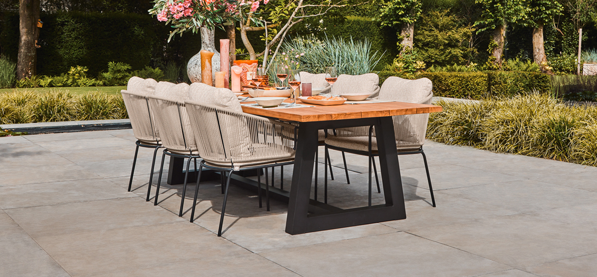 eettafel tuin
