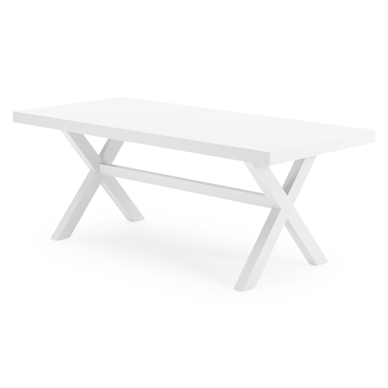 witte tuintafel aluminium