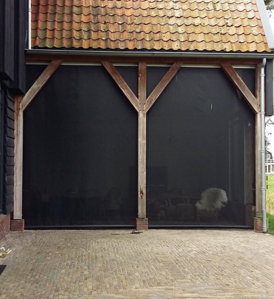 winddoek voor overkapping